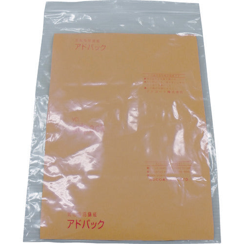 Adpack Anti-rust paper for steel in zippered plastic bag Adfilm (80 sh ...