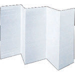 IRIS 297371 Folding protective plastic board 910 x 1820 x 2.5 Natural OPD-1892Y 1 sheet