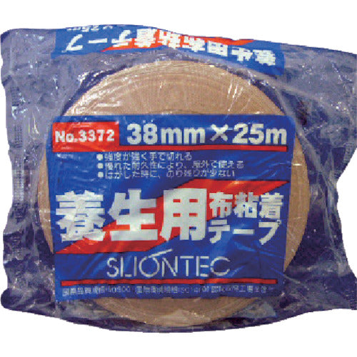 ＳＬＩＯＮＴＥＣ　養生用布粘着テープ３８ｍｍ　ブラウン　337200-KD-00-38X25　1 巻