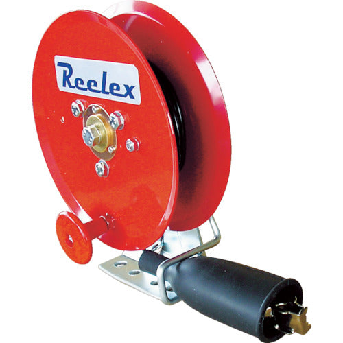 Ｒｅｅｌｅｘ　手動巻アースリール　０．７５ＳＱ×１０ｍ　５０Ａアースクリップ付　ER-410M　1 台