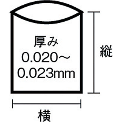 サニパック　ＨＴ４１容量表記入り白半透明ゴミ袋４５Ｌ　１０枚　HT41-HCL　1 袋