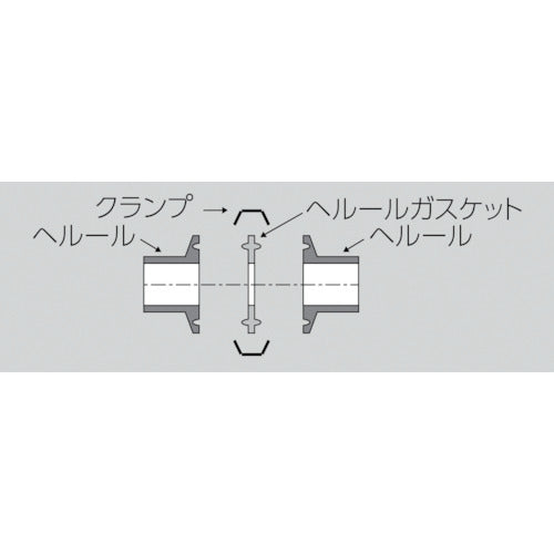 フジトク　ヘルールガスケット　１．５Ｓ　シリコン　サニタリー　パッキン　ZGT-1.5S-SI　1 個