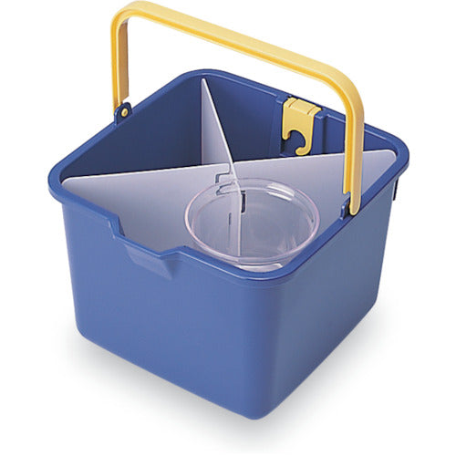 テラモト　仕切り付きバケツ青　CE-447-000-0　1 個