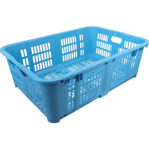 リス　メッシュコンテナ　１３０１５６　プラスケットＮｏ．１０００本体８７Ｌ　青　NO-1000　1 個