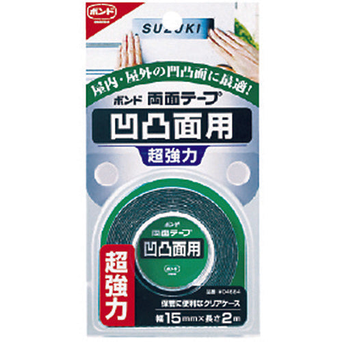 코니시 본드 양면 테이프 볼록 오목면용 0.85mm×15mm×2m 04684 1권