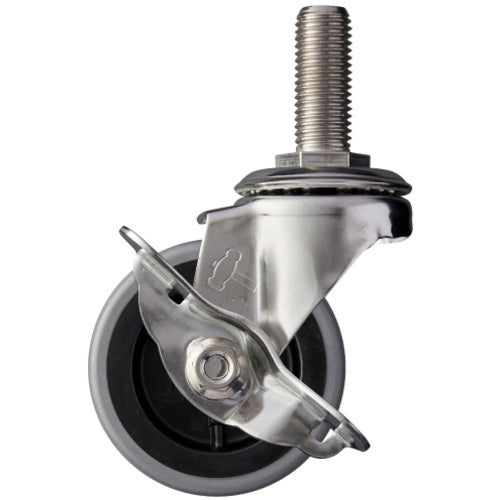 Hammer All Stainless Steel SA Series Screw-in Swivel SP Included M16 Elastomer Wheel 75mm 315SA-L75 1 pc