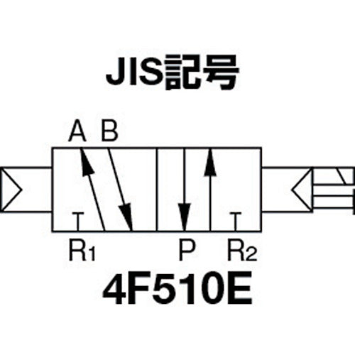 CKD Solenoid Valve Pilot Type Explosion-Proof 5-Port Valve 4F Series (Single Solenoid) Rc1/2 AC100 4F510E-15-TP-AC100V 1 Unit