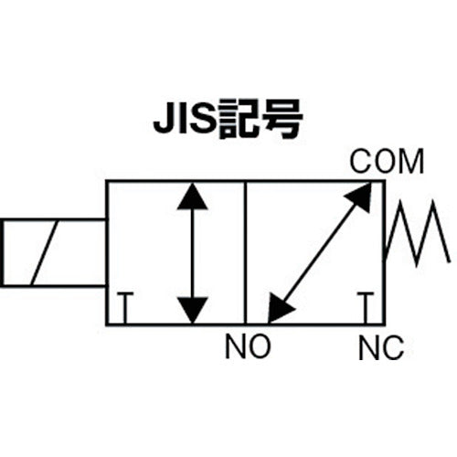 CKD 전자밸브 직동식 방폭형 3포트 밸브 AG시리즈(공기・수용) 유효단면적 3.7 AC100V AG41E4-03-2-03T-AC100V 1대