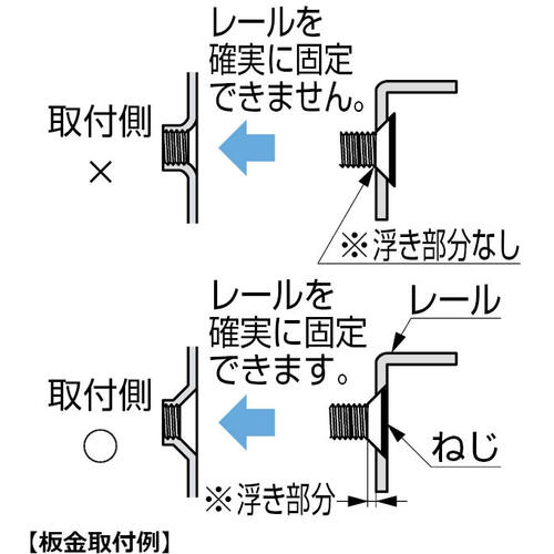 ＳＵＧＡＴＳＵＮＥ　（１９０１１０１７１）ＲＫＡ５−３５０（ＳＵＳ４３０）ステンレス鋼製スライドレール　RKA5-350SUS　1 組
