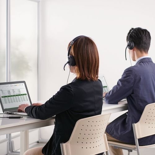 エレコム　有線ヘッドセット　デュアルマイクノイズリダクション　４０ｍｍドライバ　ＵＳＢ−Ａ　両耳　ブラック　HS-HP101UNCBK　1 個