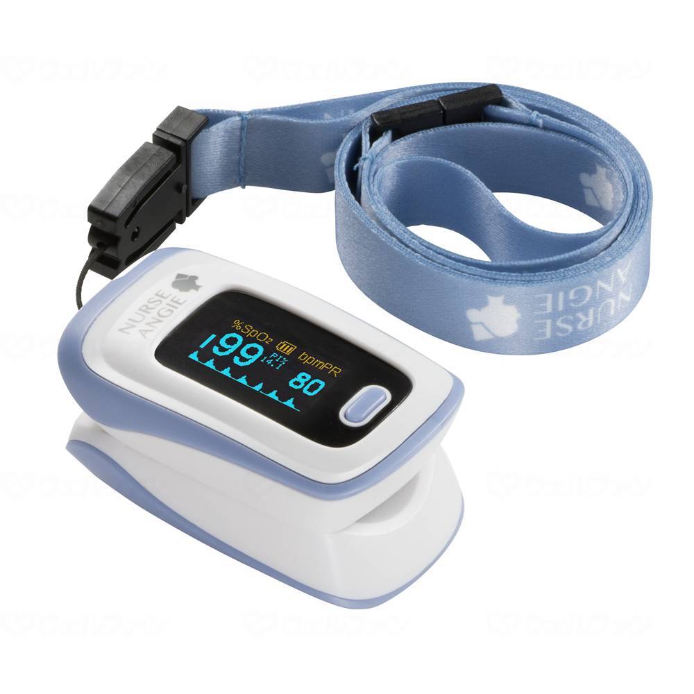 Custom oxygen saturation meter Papitto Pulse Oximeter Sax Blue