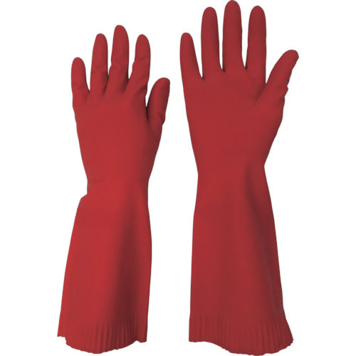 비니스터 천연 고무 장갑 뷰티 나카츠 손 오텀 레드 M 265-M 1 쌍