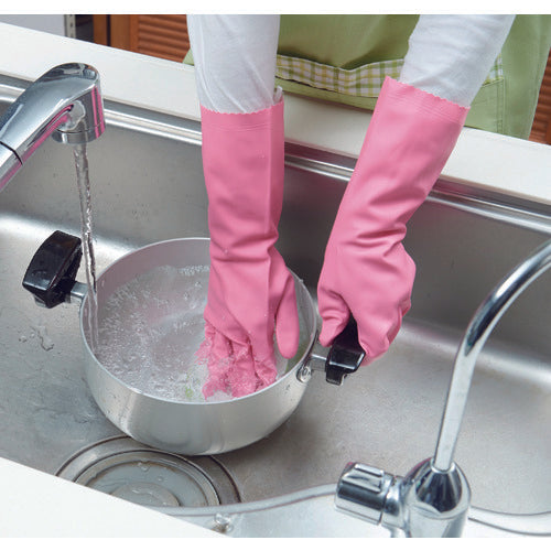 비니스터 PVC 장갑 소프트 에이스 핑크 M 731-M 1 쌍