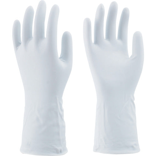 Vinylstar PVC Gloves Towa Robe Pearl Thin Gloves White M 761-M 1 Pair