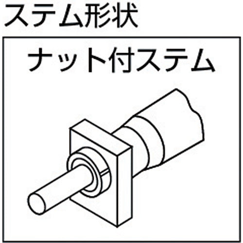 ＳＫ　マイクロメータヘッド　測定範囲０〜６．５ｍｍ　ナット付ステム　先端平面　1001-350　1 台