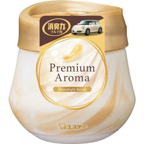 エステー　クルマの消臭力　Ｐｒｅｍｉｕｍ　Ａｒｏｍａ　ゲルタイプ　ムーンライトシャボン　ST13060　1 個
