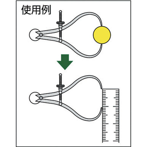 ＳＫ　スプリング付丸パス　１５０ｍｍ　SO-150　1 本