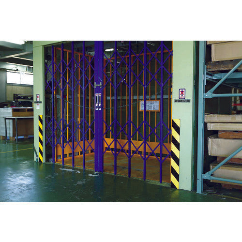 日東エルマテ　反射トラクッション　８ｍｍ×１００ｍｍ×２ｍ　黄／黒　HTR-100-2-8T　1 枚