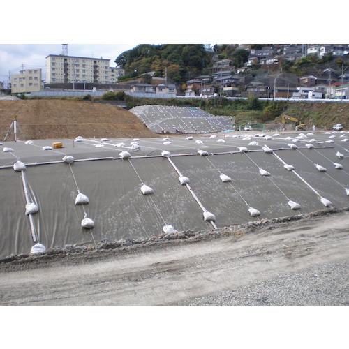 萩原　バリアシート　表面：ＯＤグリーン　裏面：ベージュ　３．６ｍ×５．４ｍ　BRA3654　1 枚