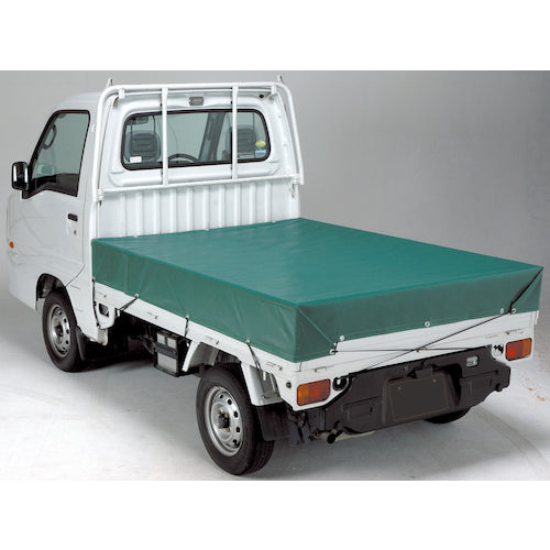 Hagiwara Tarpee Ester Canvas Truck Sheet No. 2 Small Truck Green 2.3m x 3.5m H2 1 Sheet