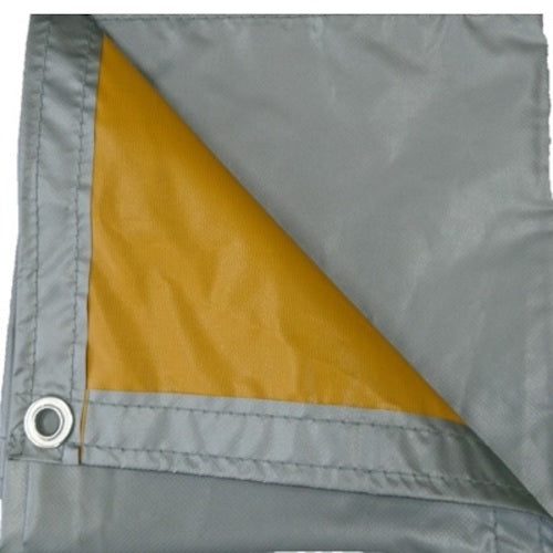 Hagiwara Tarpaulin Truck Sheet No. 2 Small Truck Silver/Orange 2.3m x 3.5m TPS-02 1 Sheet