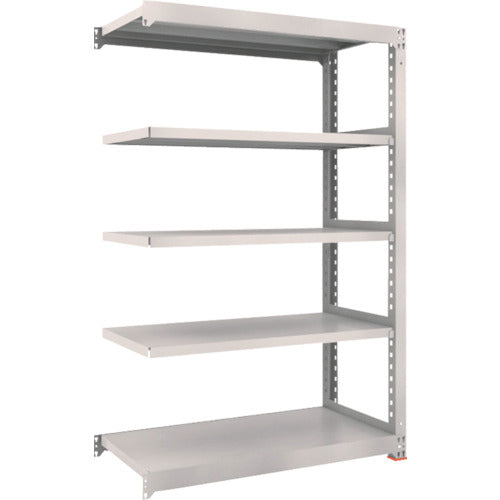 TRUSCO M3형 중량 선반 900X471XH2400 5단 연결 면진 수지 베이스 부착 네오 그레이 M3-8355BSFC 1대