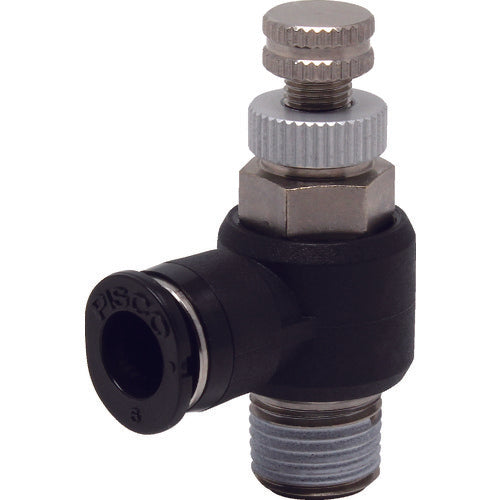 PISCO Throttle Valve Elbow Tube 6MM Thread R1/8 JNC6-01 1 pc