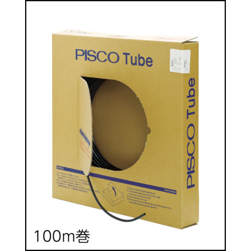 ＰＩＳＣＯ　ソフトナイロンチューブ　黒　４Ｘ２．５　２０Ｍ　NB0425-20-B　1 巻