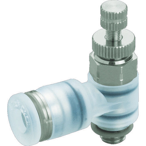 PISCO Throttle Valve Elbow PP Type PJNC4-M5 1 pc