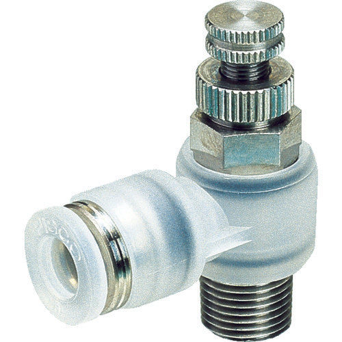 PISCO Throttle Valve Elbow PP Type PJNC6-01 1 pc