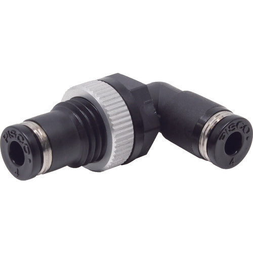 ＰＩＳＣＯ　チューブフィッティング　隔壁ユニオンエルボ　PML4　1 個