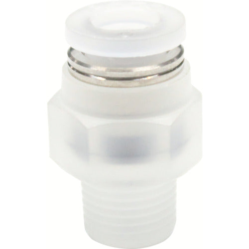 PISCO Tube Fitting Straight PP Type Tube 10 Thread R1/4 PPC10-02 1 pc