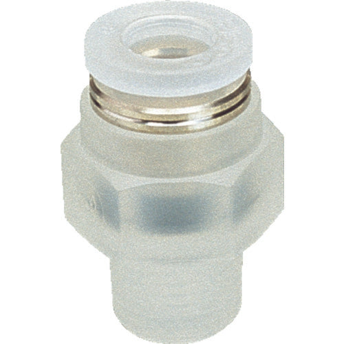 PISCO Tube Fitting Straight PP Type Tube 4 Thread R1/8 PPC4-01 1 pc