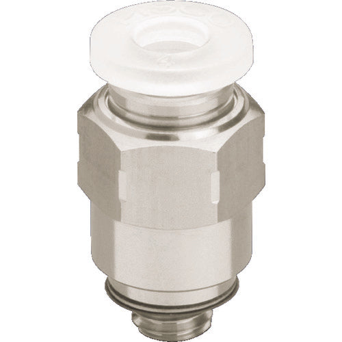 PISCO Tube Fitting Straight PP Type Tube 4 Connection Diameter M5 x 0.8 SUS PPC4-M5SUS 1 pc