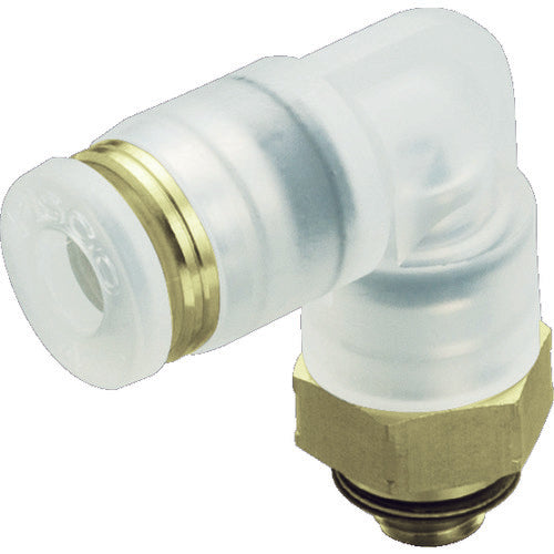 PISCO Tube Fitting Elbow PP Type Tube 4 Connection Size M5 x 0.8 SUS PPL4-M5SUS 1 pc