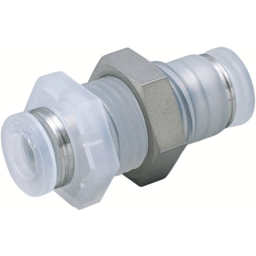 PISCO Tube Fitting Bulkhead Union PP Type PPMP6 1 pc