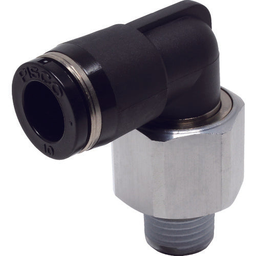 PISC 로터리 조인트 엘보 튜브 10 접속 구경 R1/4 RL10-02 1개