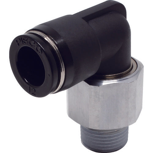 ＰＩＳＣＯ　ロータリジョイント　エルボ　チューブ１２　接続口径Ｒ３／８　RL12-03　1 個