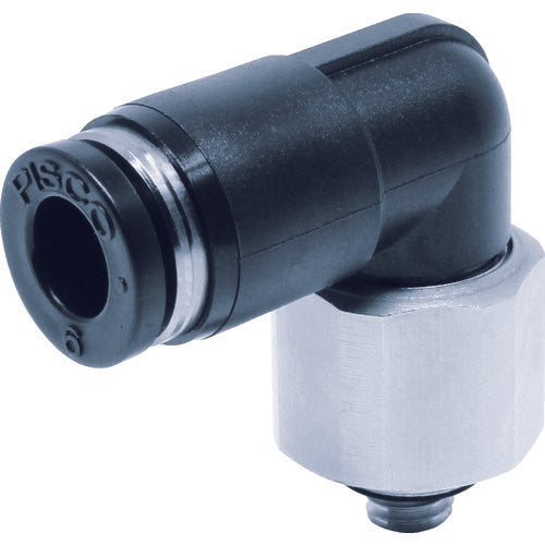 PISC 로터리 조인트 엘보 튜브 4 접속 구경 M5×0.8 RL4-M5 1개