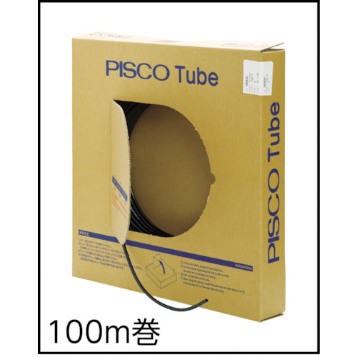 ＰＩＳＣＯ　ポリウレタンチューブ　黒　４×２．５　１００Ｍ　UB0425-100-B　1 巻