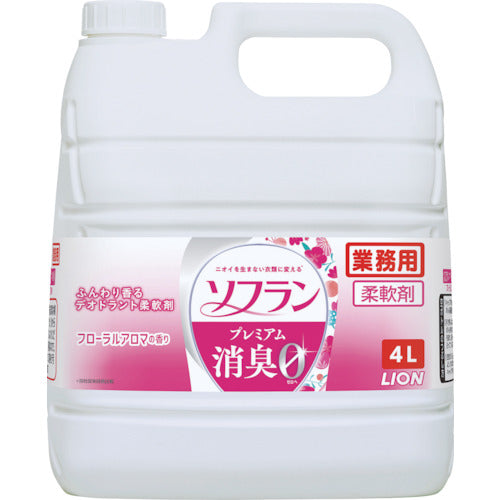 ライオン　ソフランプレミアム消臭　フローラルアロマの香り４Ｌ　JNCFPG4　1 本