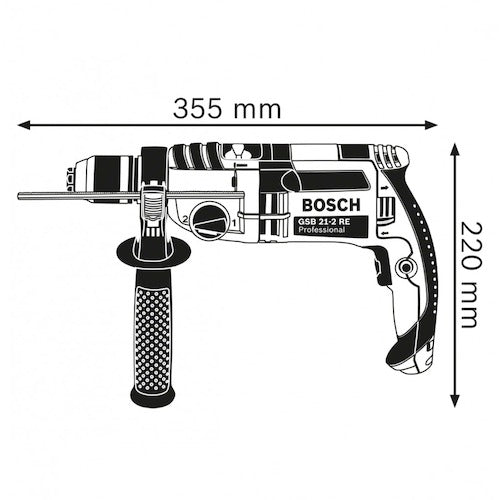 ボッシュ　キーレス振動ドリル　GSB21-2RE　1 台