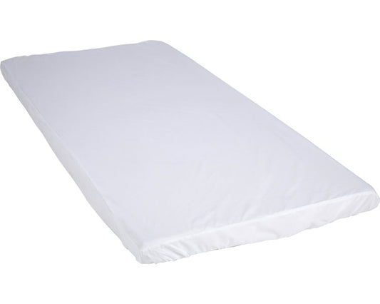T/C Broad Fitted Sheet / 100-69 White Width 83cm 1 sheet