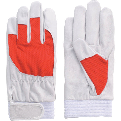 Fuji Glove Pig Leather Gloves F-505 Athlete Red M 5879 1 pair