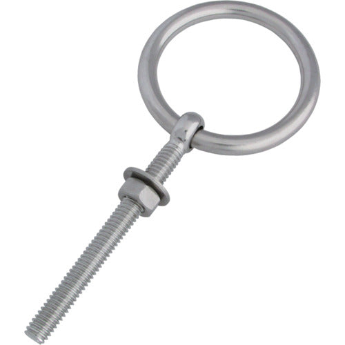 Mizumoto Eyebolt Stainless Steel Round Can Bolt (Threaded) Screw Diameter W-1/4 B-023 1 pc