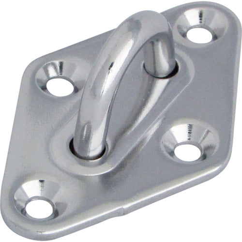 Mizumoto Eye Plate Stainless Steel Diamond Eye 50mm x 80mm B-047 1 piece