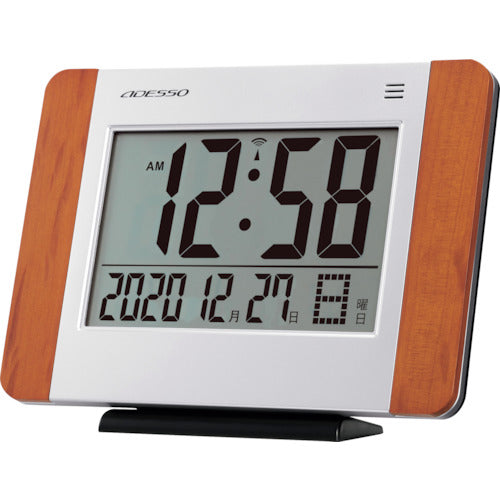 ADESSO Wood Radio Controlled Clock GT-01 1 piece