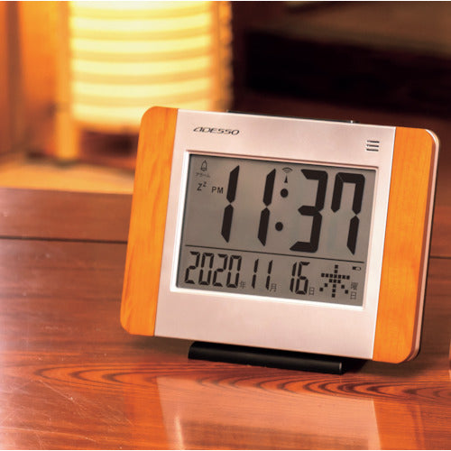 ADESSO Wood Radio Controlled Clock GT-01 1 piece