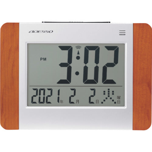 ADESSO Wood Radio Controlled Clock GT-01 1 piece