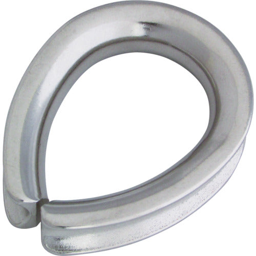 Mizumoto Stainless Steel A-Type Thimble for Rope Diameter 10mm B-1245 1 pc